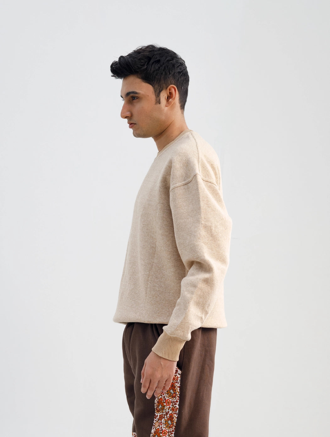Unseen Warrior Beige Crush Sweatshirt