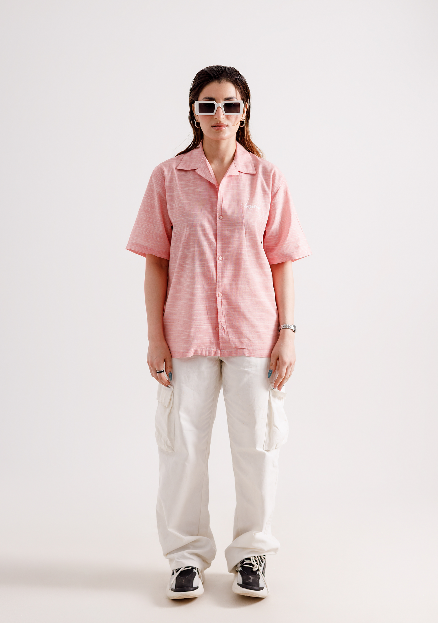 Honey Cute Pink Cuban Shirt