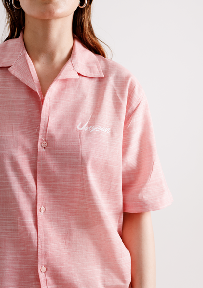 Honey Cute Pink Cuban Shirt