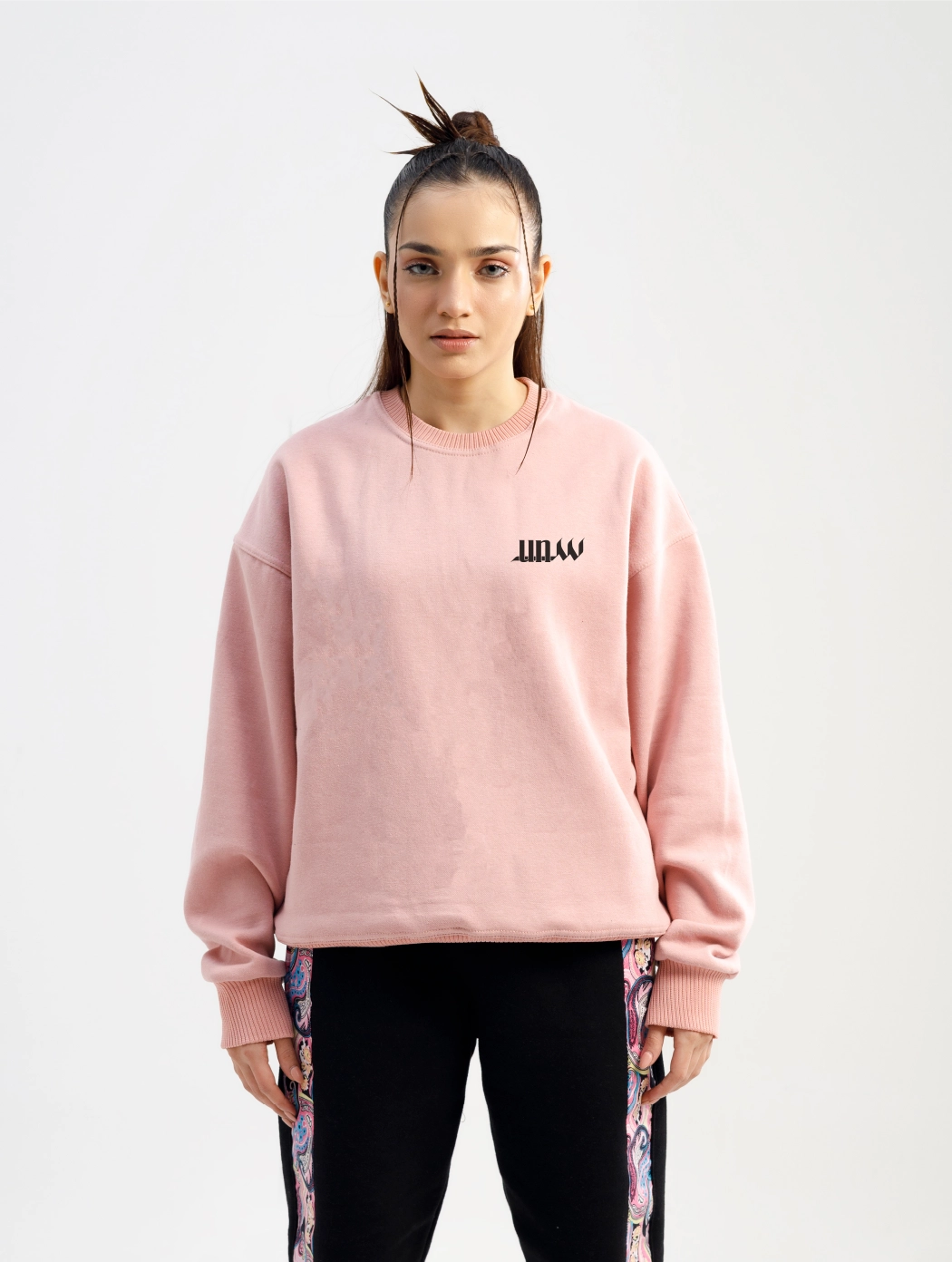 Patterned Essence Sunset Glow Sweatshirt