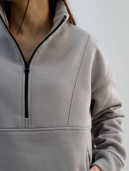 Unseen Half Zip-Up Hoodie